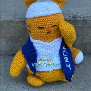 Graduation Cat Plushie Any Colors